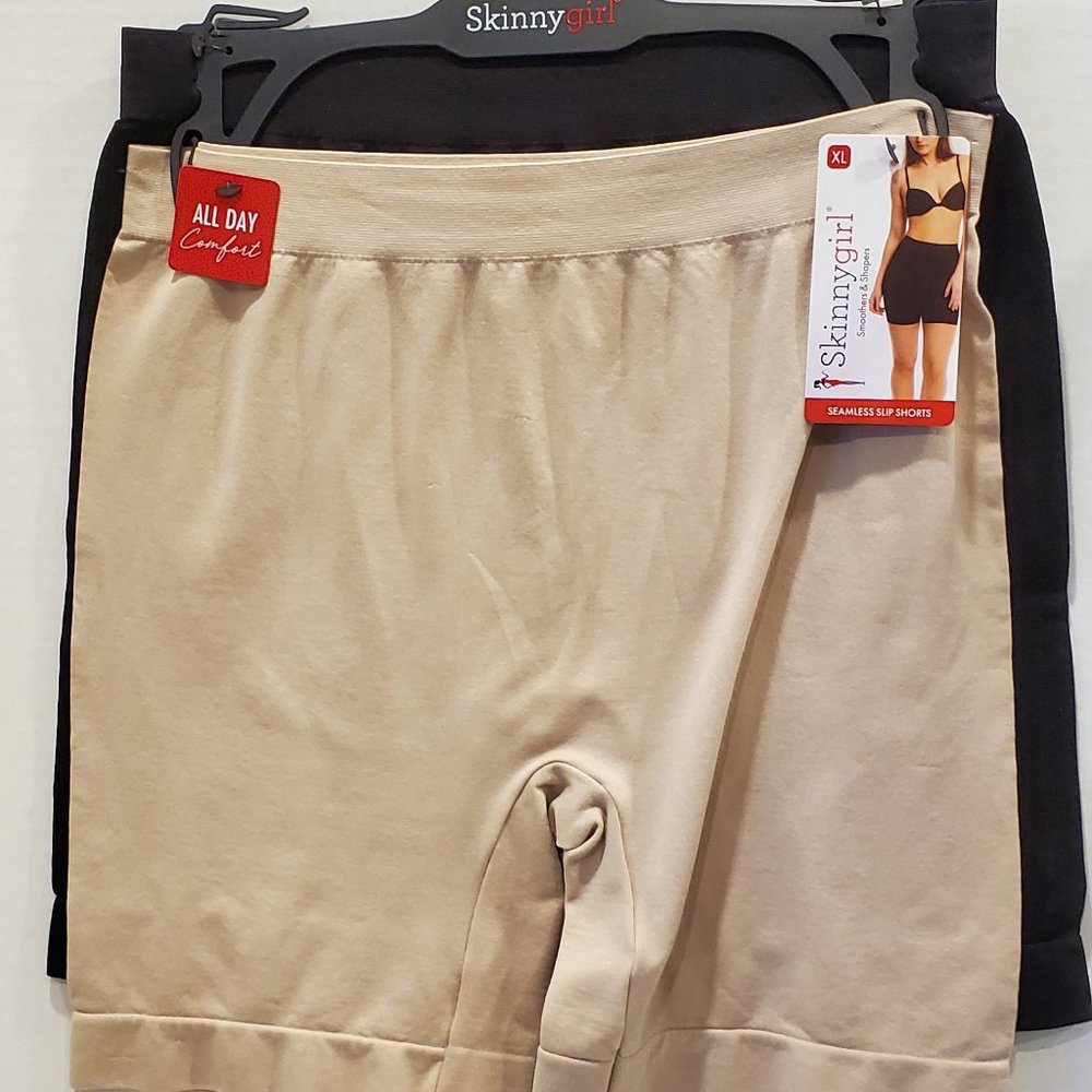 NWT Skinnygirl Shapers 2 Pack Shaping Slip Shorts